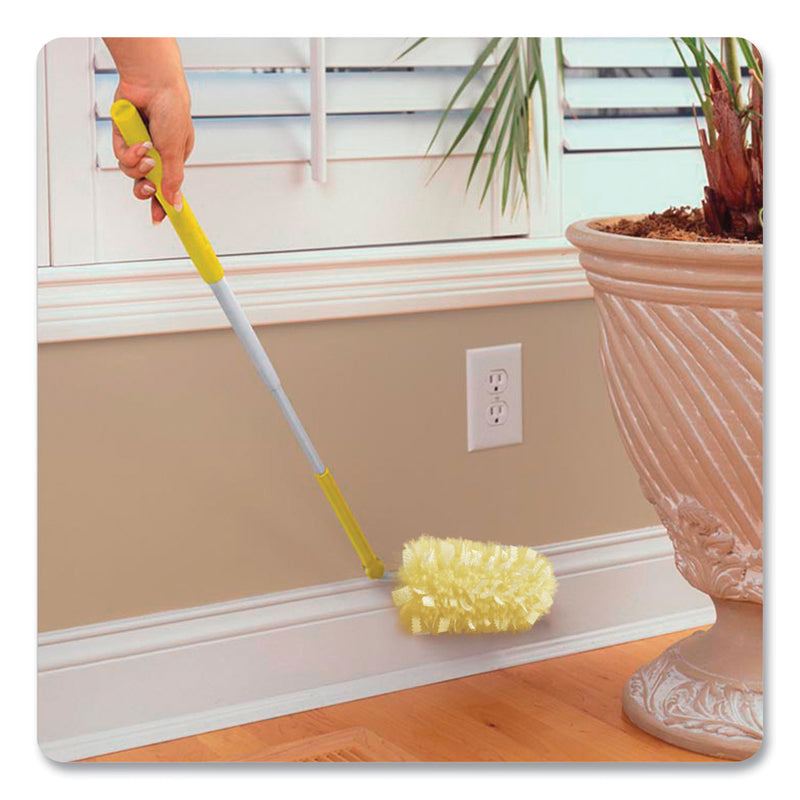 Swiffer Heavy Duty Dusters Starter Kit, Handle Extends to 3 ft, 1 Handle with 12 Duster Refills