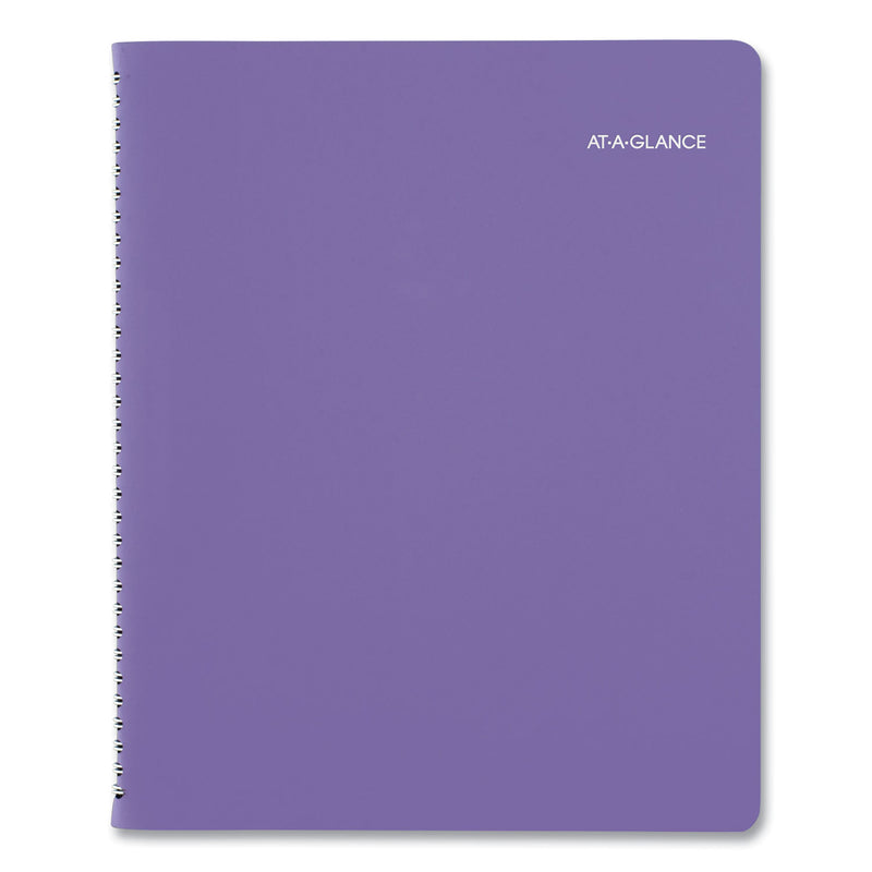 AT-A-GLANCE Beautiful Day Weekly/Monthly Planner, Vertical-Column Format, 11 x 8.5, Purple Cover, 13-Month (Jan to Jan): 2023 to 2024