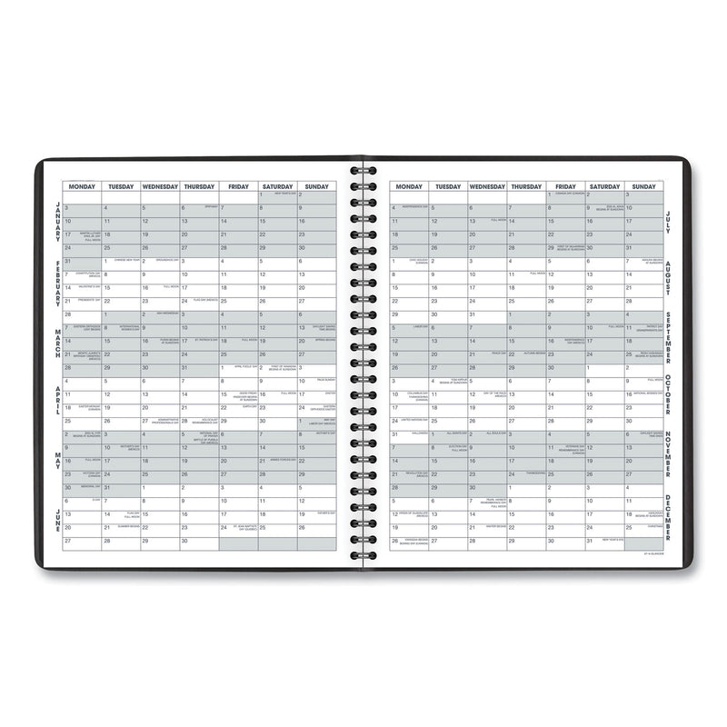 AT-A-GLANCE Monthly Planner, 8.75 x 7, Black Cover, 12-Month (Jan to Dec): 2023