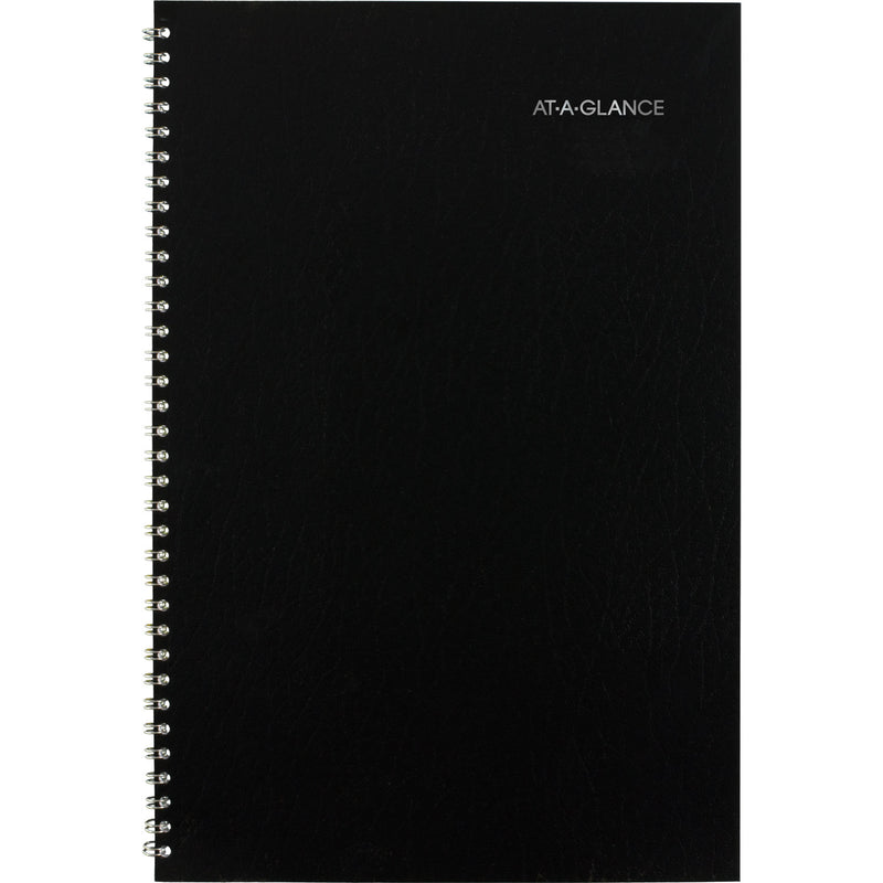 AT-A-GLANCE DayMinder Monthly Planner, Academic Year, Ruled Blocks, 12 x 8, Black Cover, 14-Month (July to Aug): 2022 to 2023