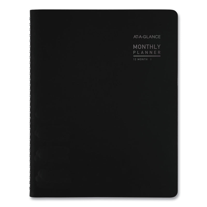 AT-A-GLANCE Contemporary Monthly Planner, 8.75 x 7, Black Cover, 12-Month (Jan to Dec): 2023