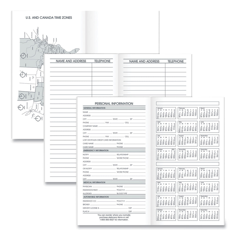 AT-A-GLANCE Pocket Size Monthly Planner Refill, 6 x 3.5, White Sheets, 13-Month (Jan to Jan): 2023 to 2024