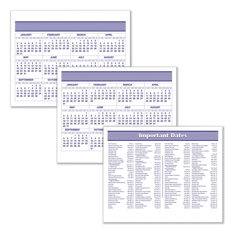 AT-A-GLANCE Flip-A-Week Desk Calendar Refill, 7 x 6, White Sheets, 2023