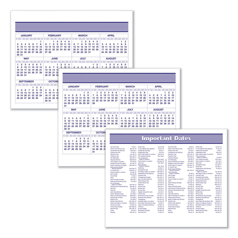 AT-A-GLANCE Flip-A-Week Desk Calendar and Base, 7 x 5.5, White Sheets, 2023