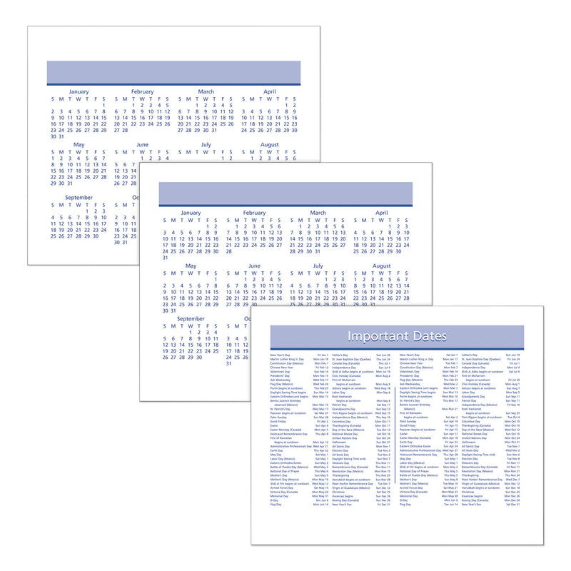 AT-A-GLANCE Flip-A-Week Desk Calendar Refill with QuickNotes, 7 x 6, White Sheets, 2023