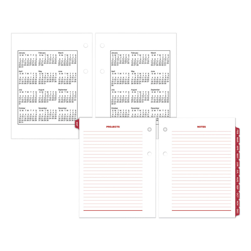 AT-A-GLANCE Compact Desk Calendar Refill, 3 x 3.75, White Sheets, 2023