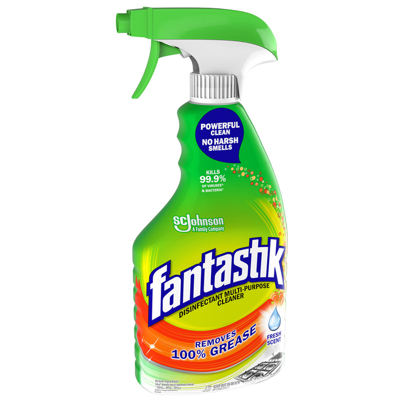 Fantastik Disinfectant Multi-Purpose Cleaner Fresh Scent, 32 oz Spray Bottle