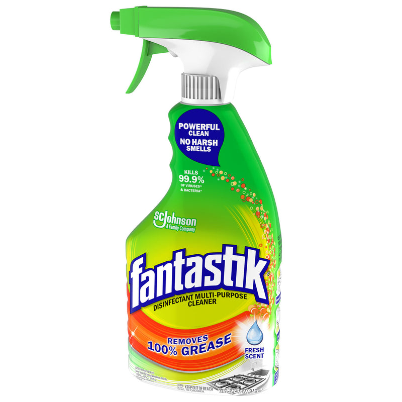 Fantastik Disinfectant Multi-Purpose Cleaner Fresh Scent, 32 oz Spray Bottle