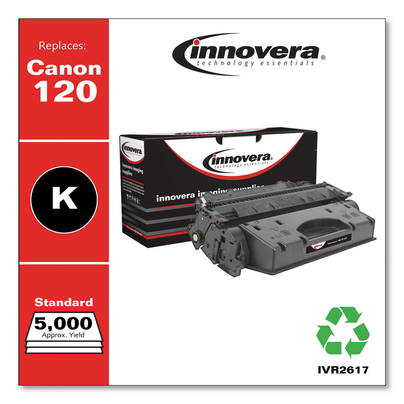 Innovera Remanufactured Black Toner, Replacement for 120 (2617B001), 5,000 Page-Yield