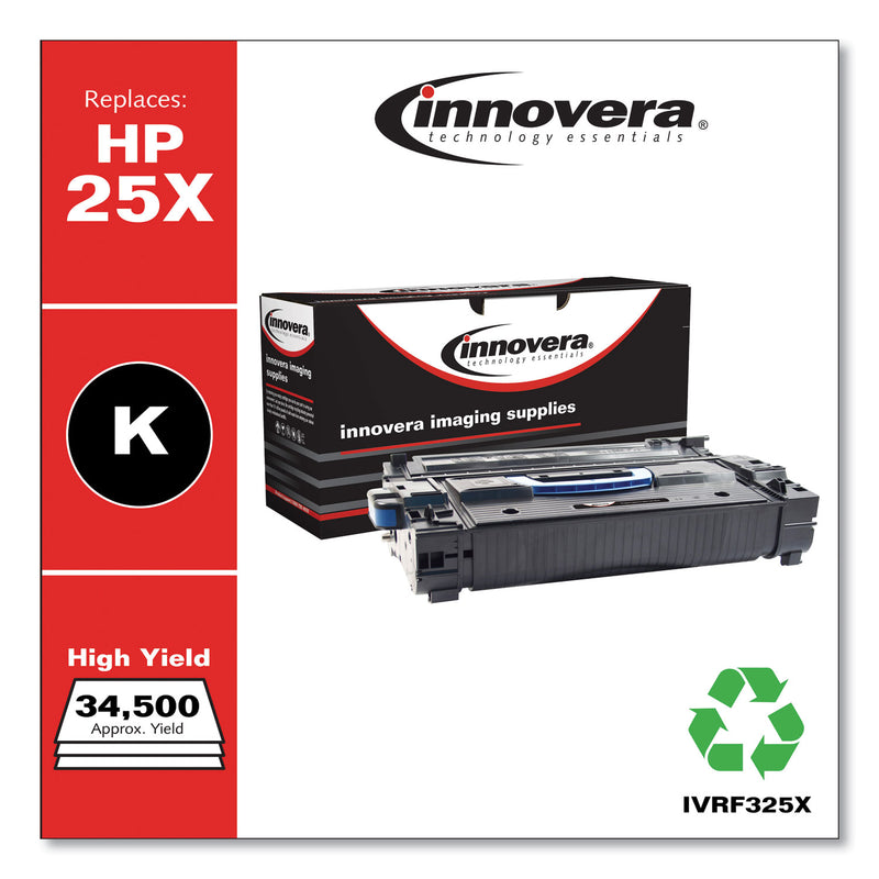 Innovera Remanufactured Black High-Yield Toner, Replacement for 25X (CF325X), 34,500 Page-Yield