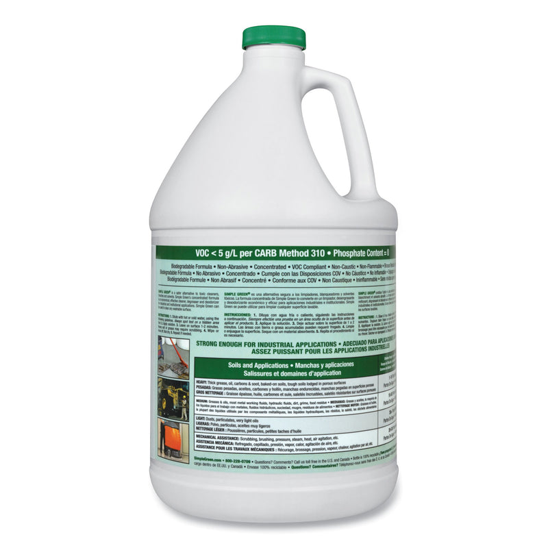 Simple Green Industrial Cleaner and Degreaser, Concentrated, 1 gal Bottle