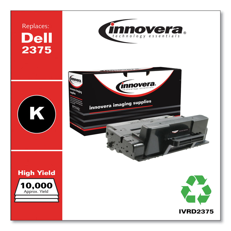 Innovera Remanufactured Black Toner, Replacement for 593-BBBJ, 10,000 Page-Yield