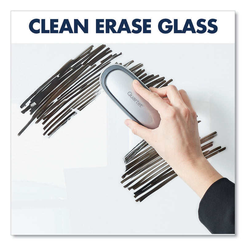 Quartet Brilliance Glass Dry-Erase Boards, 48 x 36, White Surface