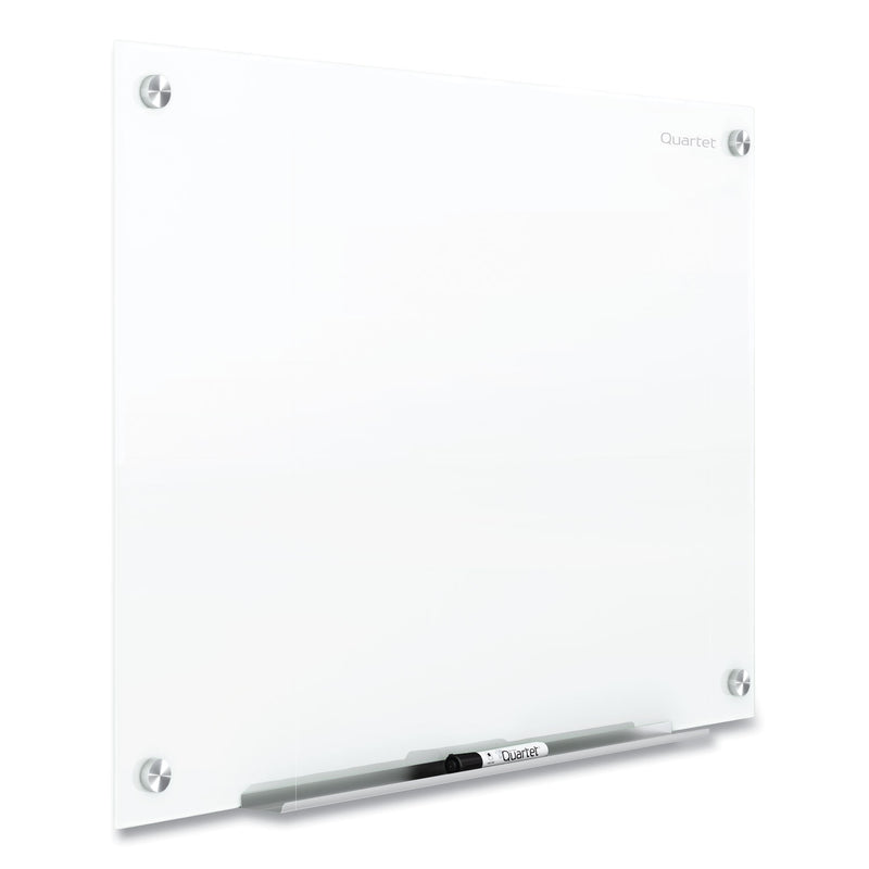 Quartet Brilliance Glass Dry-Erase Boards, 72 x 48, White Surface