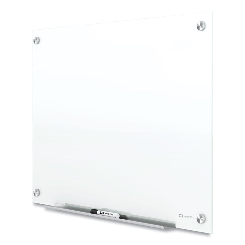 Quartet Brilliance Glass Dry-Erase Boards, 72 x 48, White Surface