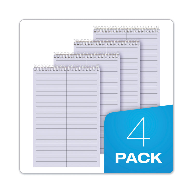 TOPS Prism Steno Pads, Gregg Rule, Orchid Cover, 80 Orchid 6 x 9 Sheets, 4/Pack