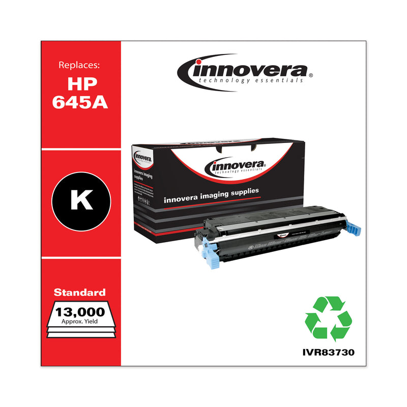 Innovera Remanufactured Black Toner, Replacement for 645A (C9730A), 13,000 Page-Yield