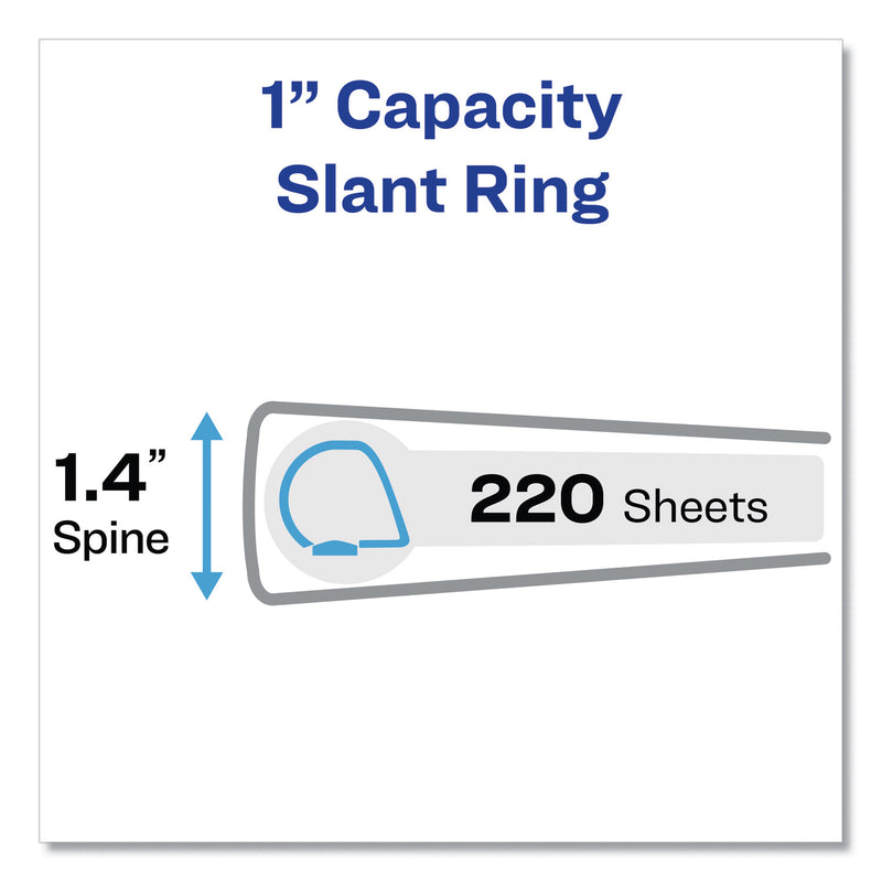 Avery Heavy-Duty View Binders, 3 Rings, 1" Capacity, 11 x 17, White