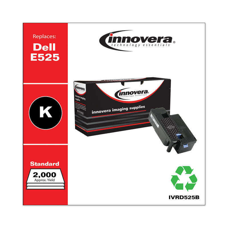 Innovera Remanufactured Black Toner, Replacement for 593-BBJX, 2,000 Page-Yield