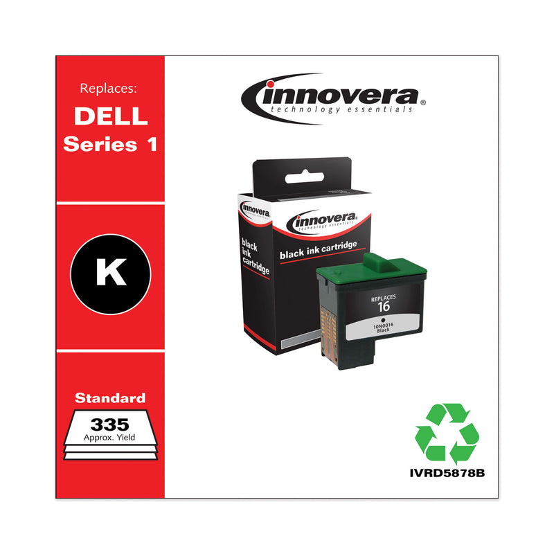 Innovera Remanufactured Black High-Yield Ink, Replacement for Series 1 (T0529), 335 Page-Yield