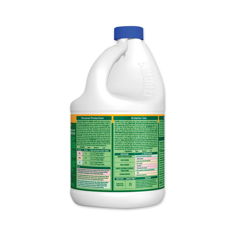 Clorox Outdoor Bleach, 81 oz Bottle, 6/Carton