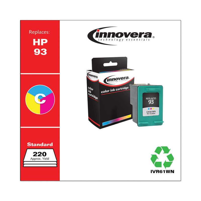 Innovera Remanufactured Tri-Color Ink, Replacement for 93 (C9361WN), 175 Page-Yield