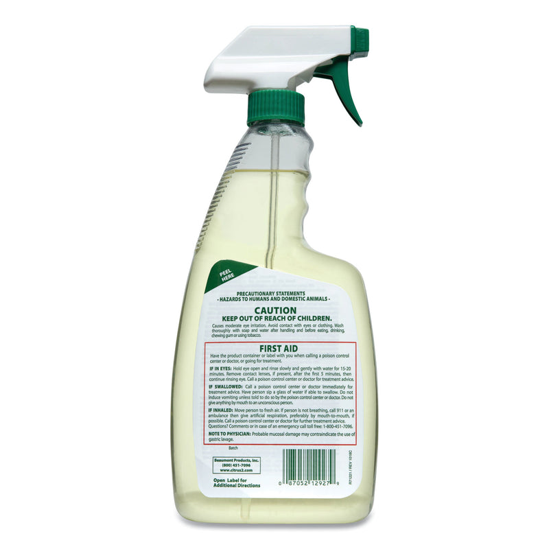 Citrus II Hospital Germicidal Deodorizing Cleaner, Citrus Scented, 22 oz Spray Bottle, 12/Carton