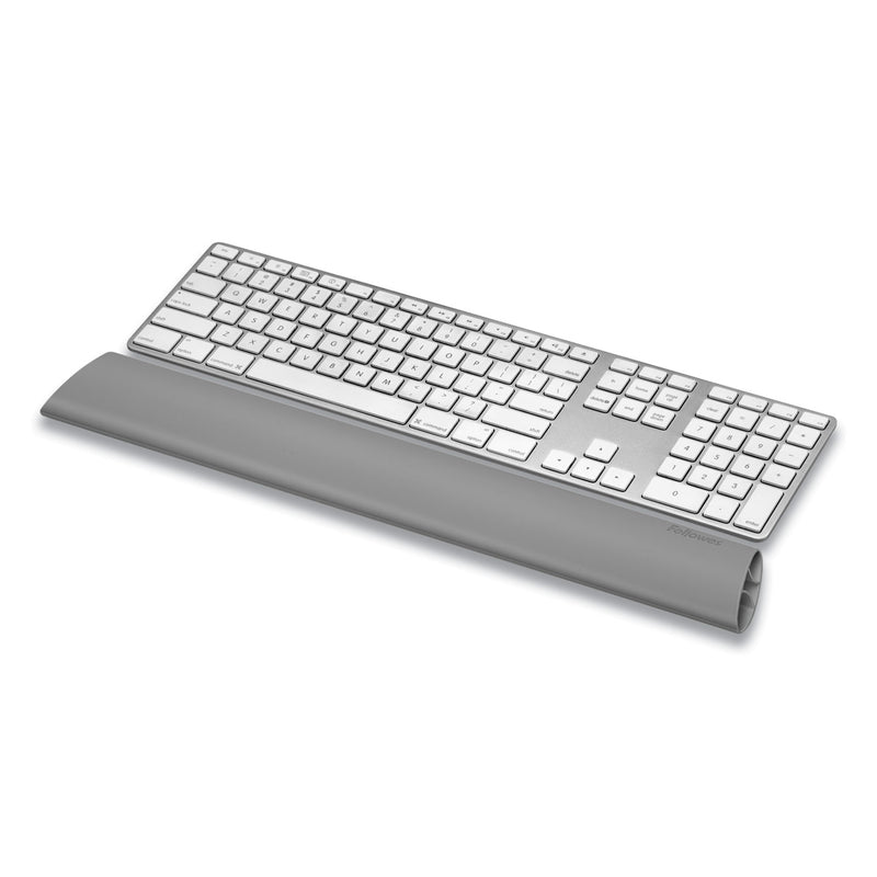 Fellowes I-Spire Keyboard Wrist Rocker Wrist Rest, 17.87 x 2.5, Gray