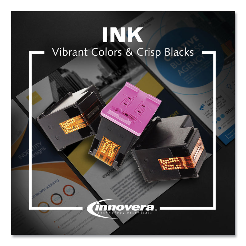 Innovera Remanufactured Cyan/Magenta/Yellow High-Yield Ink, Replacement for 902XL (T6M02AN), 825 Page-Yield