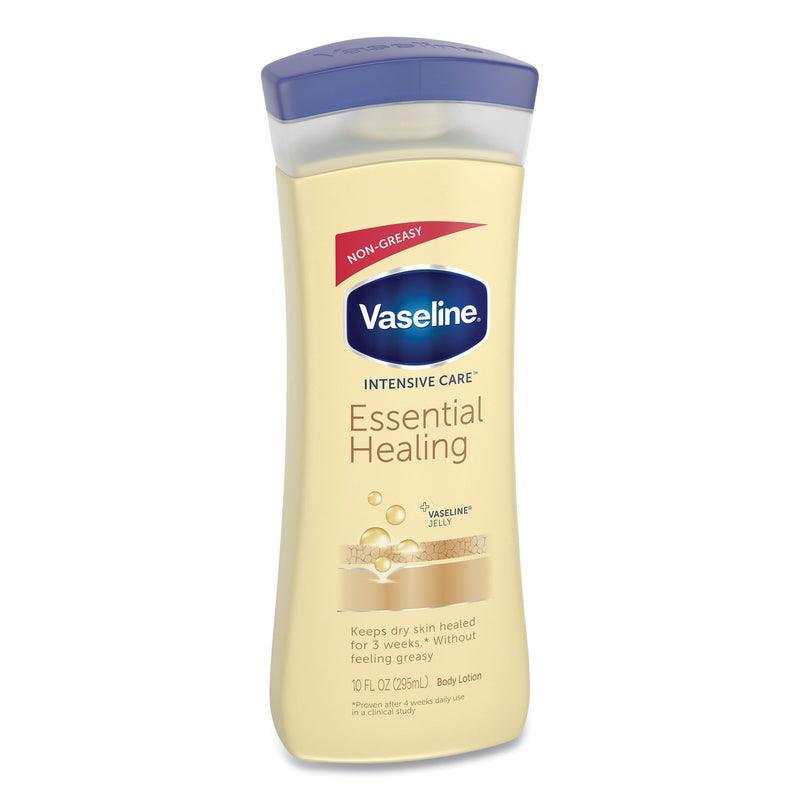 Vaseline Intensive Care Essential Healing Body Lotion with Vitamin E, 10 oz, 6/Carton