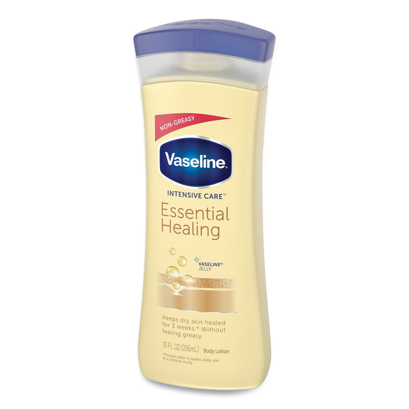 Vaseline Intensive Care Essential Healing Body Lotion with Vitamin E, 10 oz, 6/Carton