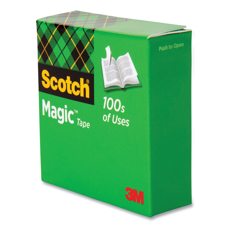 Scotch Magic Tape Refill, 3" Core, 0.75" x 72 yds, Clear