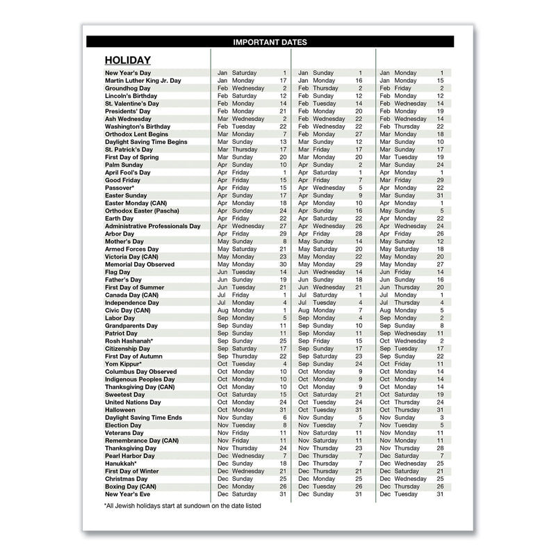 House of Doolittle Executive Series Four-Person Group Practice Daily Appointment Book, 11 x 8.5, Black Hard Cover, 12-Month (Jan to Dec): 2023