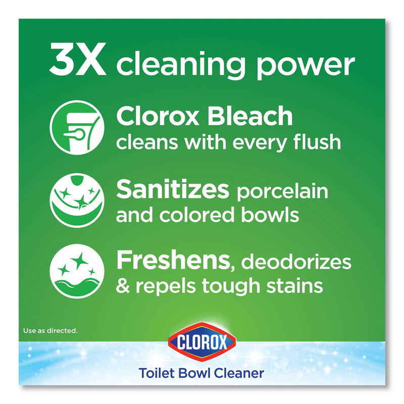 Clorox Automatic Toilet Bowl Cleaner, 3.5 oz Tablet, 2/Pack