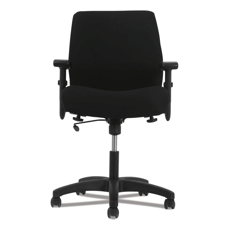 HON Network Mid-Back Task Chair, Supports Up to 250 lb, 18.3" to 22.8" Seat Height, Black