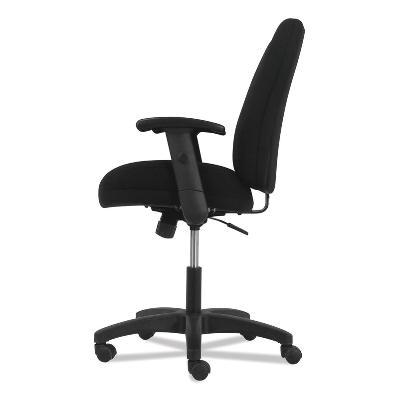 HON Network Mid-Back Task Chair, Supports Up to 250 lb, 18.3" to 22.8" Seat Height, Black