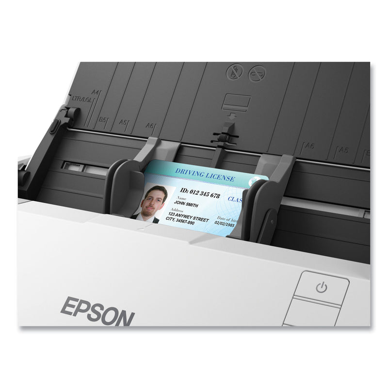 Epson DS-530 II Color Duplex Document Scanner, 600 dpi Optical Resolution, 50-Sheet Duplex Auto Document Feeder