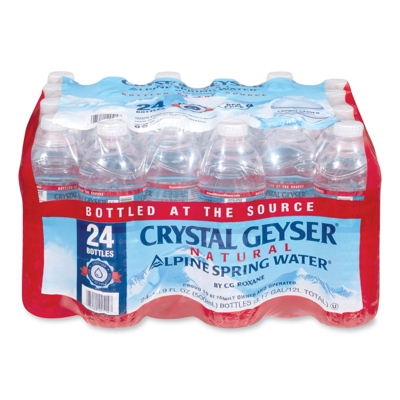 Crystal Geyser Alpine Spring Water, 16.9 oz Bottle, 24/Case, 84 Cases/Pallet