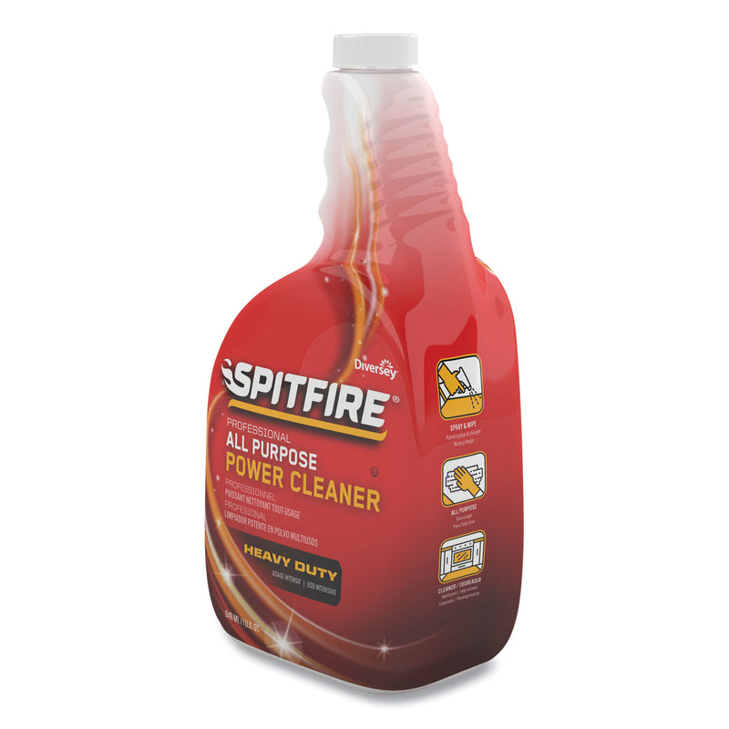 Diversey Spitfire All Purpose Power Cleaner, Liquid, 32 oz Spray Bottle, 4/Carton