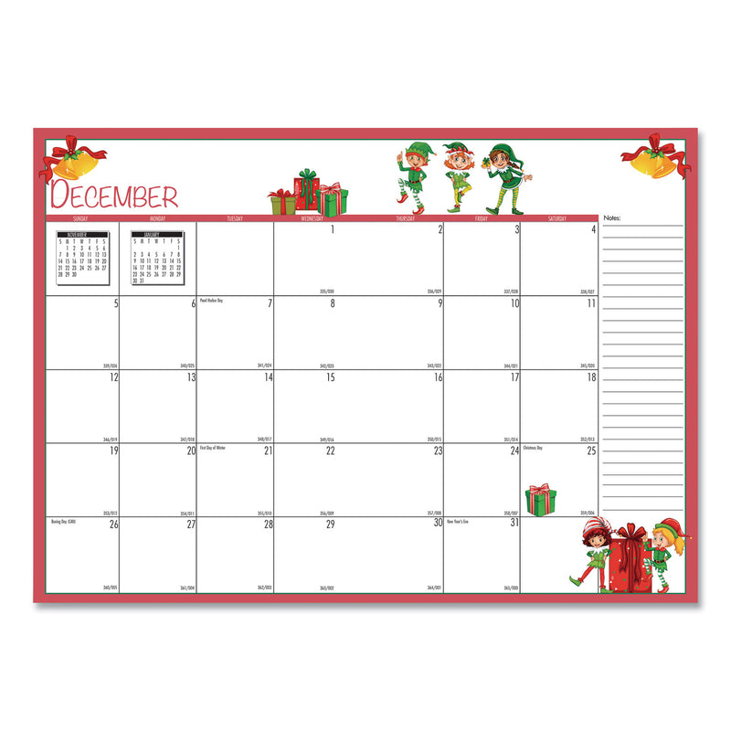 House of Doolittle Seasonal Monthly Planner, Seasonal Artwork, 10 x 7, Light Blue Cover, 12-Month (July to June): 2022 to 2023