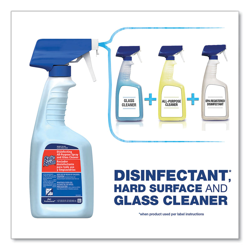 Spic and Span Disinfecting All-Purpose Spray and Glass Cleaner, Fresh Scent, 1 gal Bottle