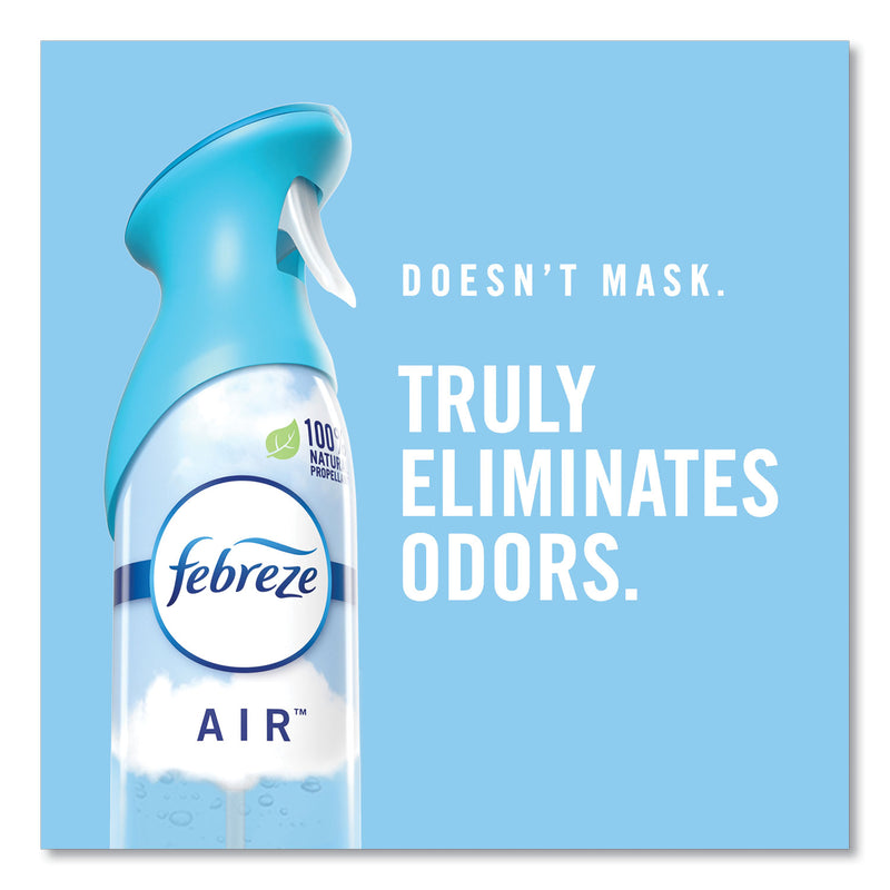 Febreze AIR, Linen and Sky, 8.8 oz Aerosol Spray, 2/Pack, 6 Pack/Carton