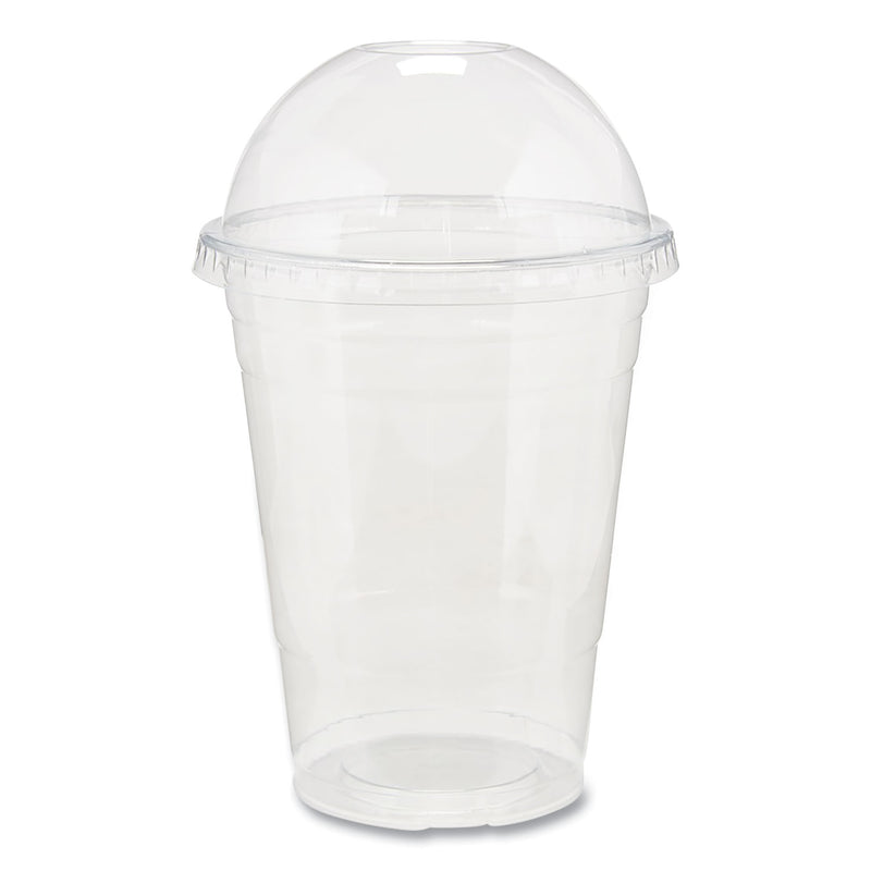 Dixie Clear Plastic PETE Cups, 16 oz, 25/Sleeve, 20 Sleeves/Carton