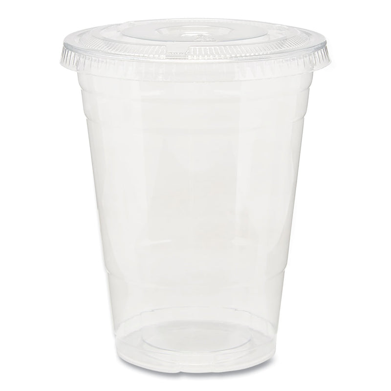 Dixie Clear Plastic PETE Cups, 16 oz, 25/Sleeve, 20 Sleeves/Carton