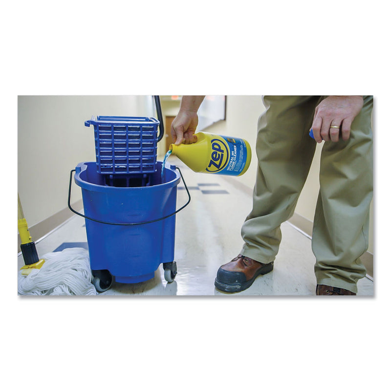 Zep Commercial Neutral Floor Cleaner, Fresh Scent, 1 gal Bottle