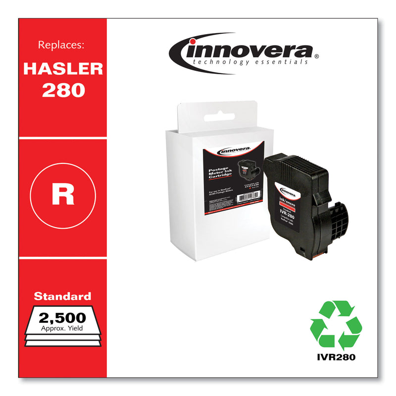 Innovera Remanufactured Red Postage Meter Ink, Replacement for IM-280 (ISINK2IMINK2), 2,500 Page-Yield