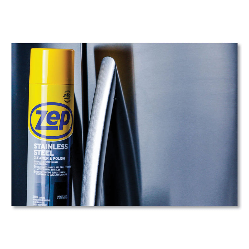 Zep Commercial Stainless Steel Polish, 14 oz Aerosol Spray