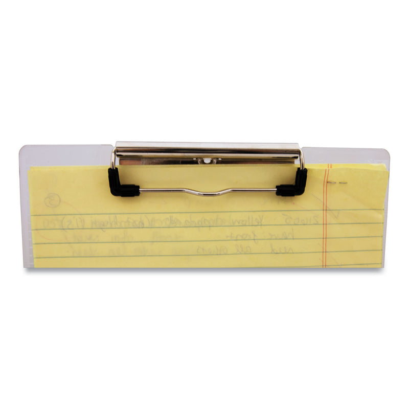 Saunders Acrylic Clipboard, 0.5" Clip Capacity, Holds 8.5 x 11 Sheets, Clear