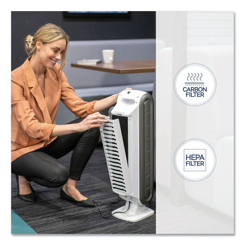 Fellowes AeraMax DX5 Small Room Air Purifier, 200 sq ft Room Capacity, White