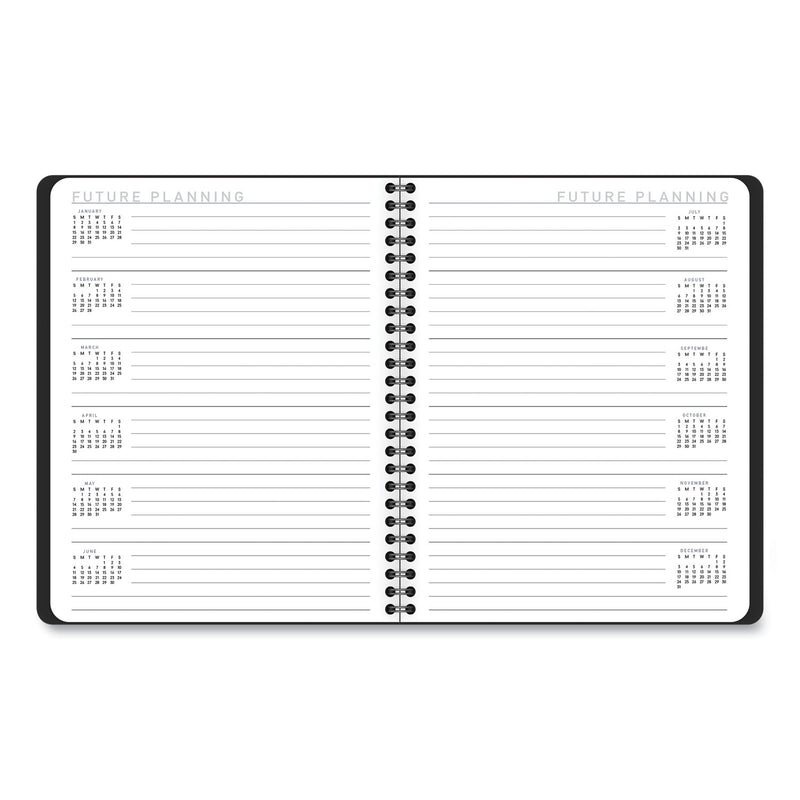 AT-A-GLANCE Contemporary Lite Weekly/Monthly Planner, 8.75 x 7, Black Cover, 12-Month (Jan to Dec): 2023